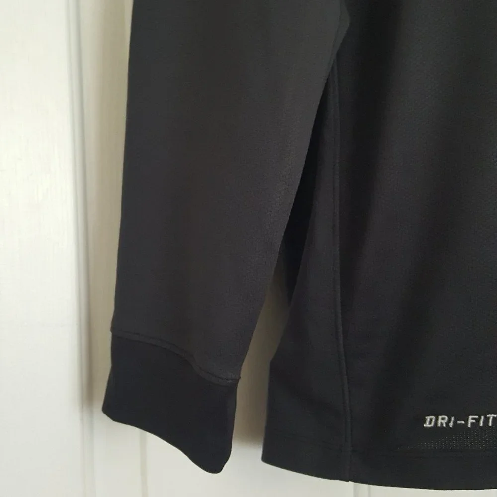 Men's Nike Dri-Fit Goalie Soccer Jersey Black Gray Park IV Long Sleeve S - Picture 4 of 12